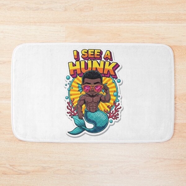 Item preview, Muscular Chibi Merman: Caught In Your Vibe designed and sold by Baradreams.