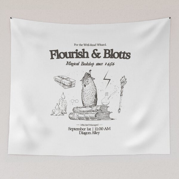 Item preview, Blotts Shirt Wizard Book Shop, Flourish designed and sold by WilliaMaler.