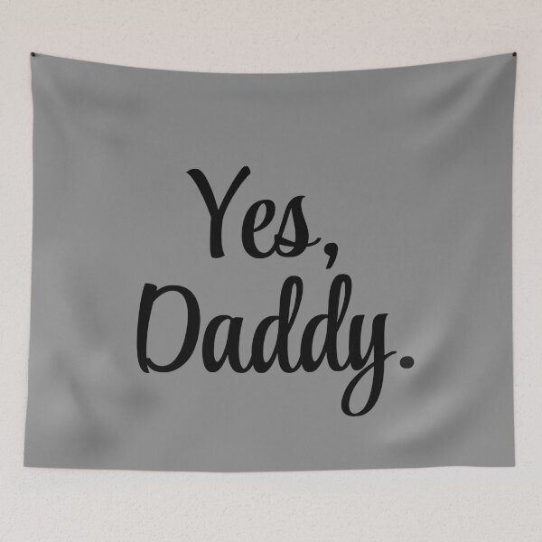Item preview, Yes, Daddy - Black Handwriting designed and sold by Laymela Underground.