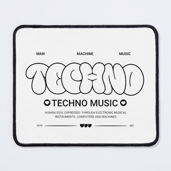 Item preview, TECHNO - Street Tech Graffiti (Black) designed and sold by Discothreadz.
