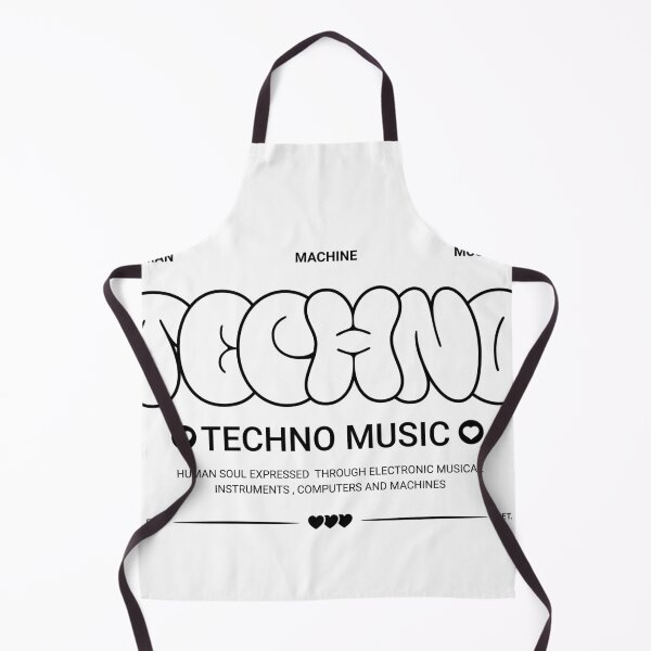 Item preview, TECHNO - Street Tech Graffiti (Black) designed and sold by Discothreadz.