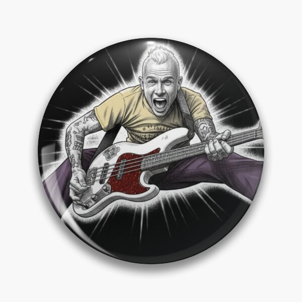 Item preview, High-Voltage Bass Jump Illustration – Funk Rock Energy designed and sold by Fallen Ink.