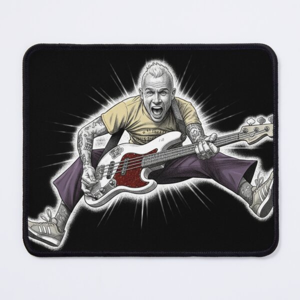 Item preview, High-Voltage Bass Jump Illustration – Funk Rock Energy designed and sold by Fallen Ink.