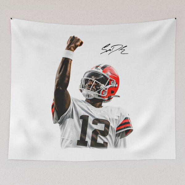 Item preview, Shedeur Sanders Cleveland Browns Former Colorado Buffaloes Game Day Football designed and sold by Junglemall.