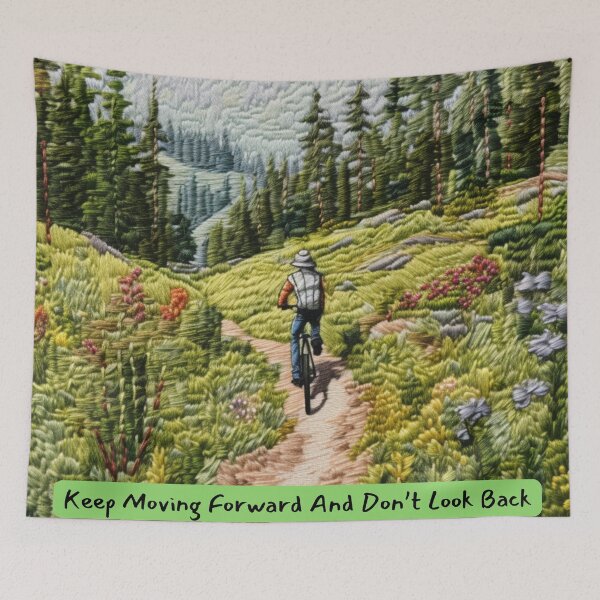 Item preview, Cycling: Keep Moving Forward And Don't Look Back designed and sold by NDMDesignStudio.