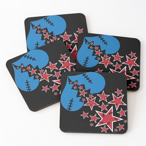 Item preview, Broken Hearts & Stars on Black designed and sold by Digitalmyth's Designs.