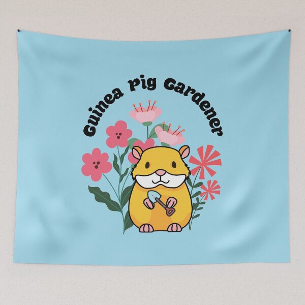 Item preview, Guinea Pig Gardener Cute Gardening designed and sold by Sachie's Studio.