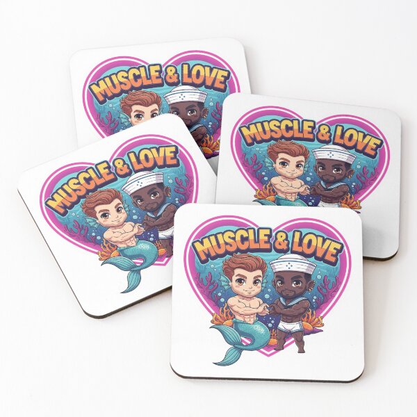 Item preview, Muscle & Love: Bara Merman and Sailor Chibi designed and sold by Baradreams.