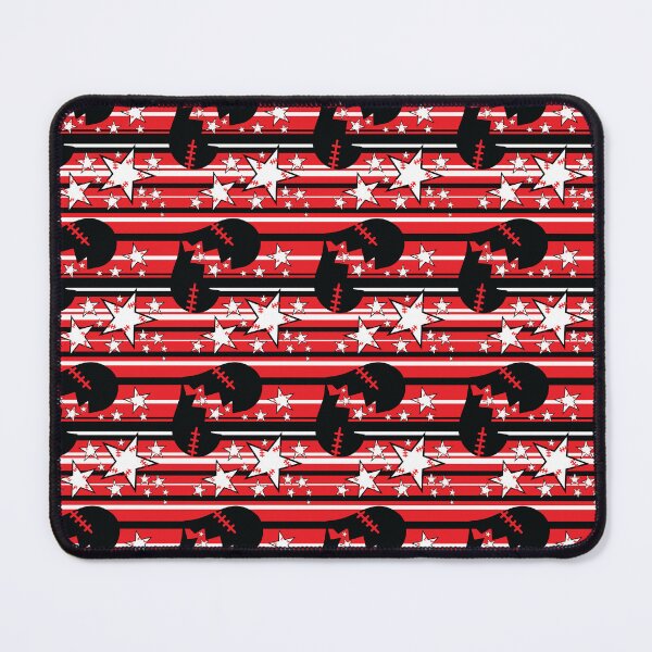 Item preview, Broken Hearts & Stars on Red Horizontal Stripes designed and sold by Digitalmyth's Designs.
