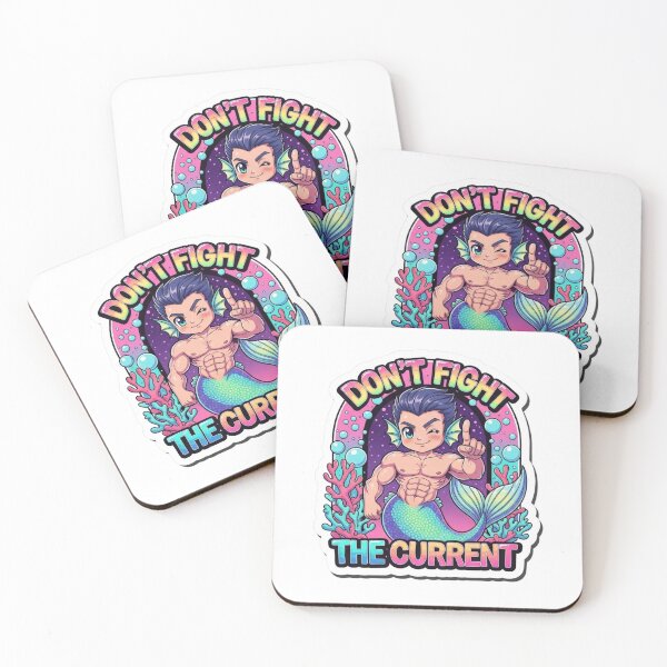 Item preview, Bara Chibi Merman: Don't Fight The Current designed and sold by Baradreams.