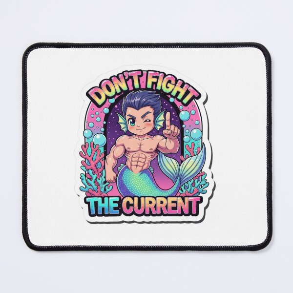 Item preview, Bara Chibi Merman: Don't Fight The Current designed and sold by Baradreams.