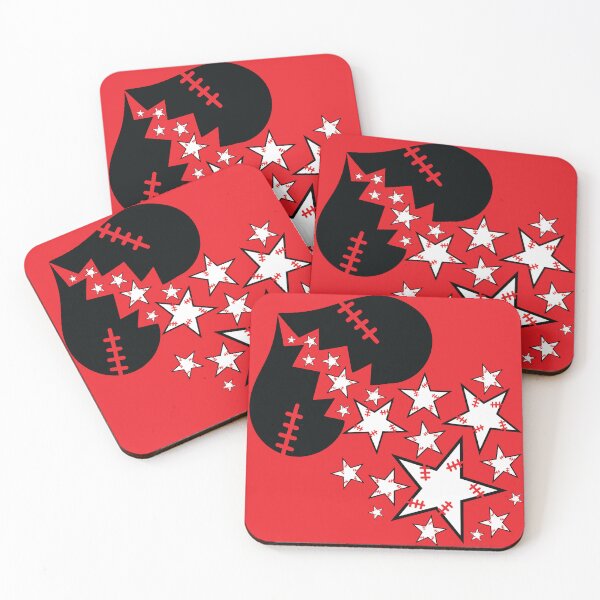 Item preview, Broken Hearts & Stars on Red designed and sold by Digitalmyth's Designs.
