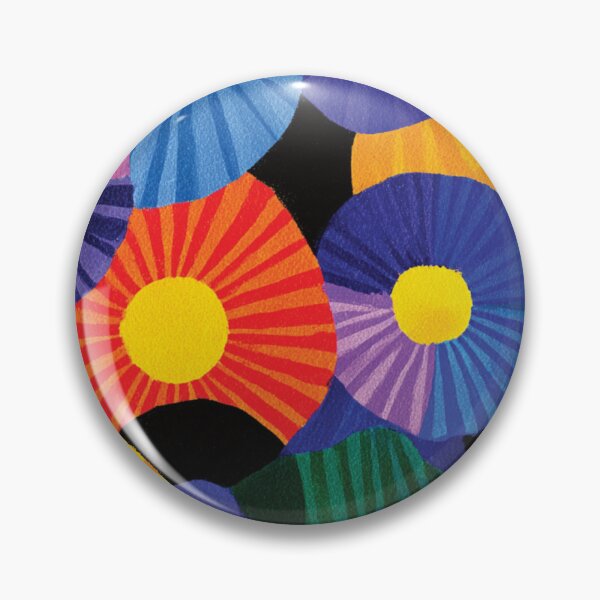 Item preview, Vibrant Abstract Fan and Floral Pattern designed and sold by DGtaLrtcom.