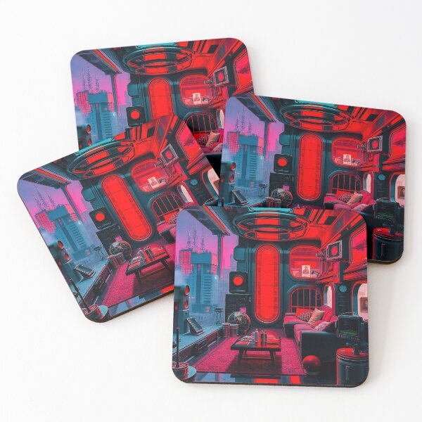 Item preview, Retro futuristic Apartment Concept designed and sold by texdeath4life.