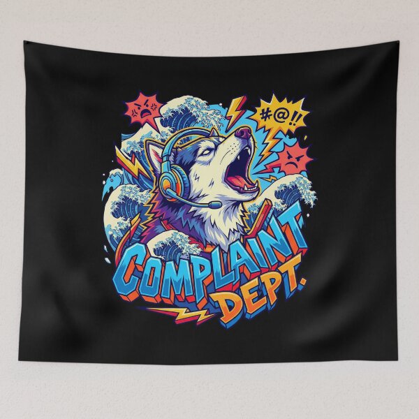 Item preview, Husky Call Center Screaming Wave  designed and sold by Tong4130.
