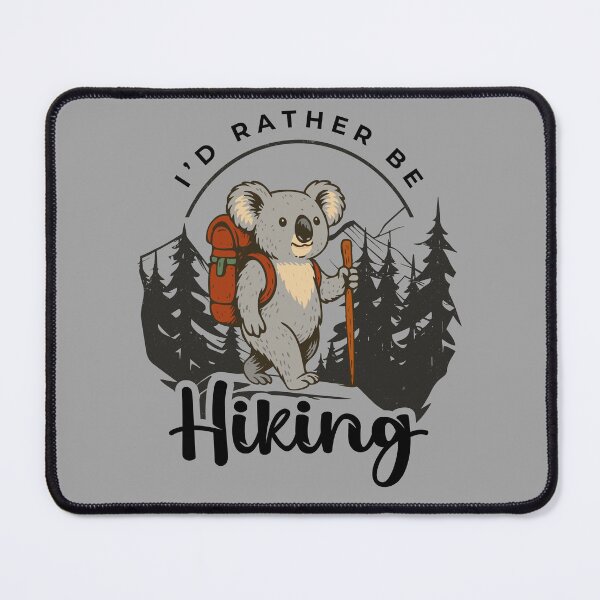 Item preview, I’d Rather Be Hiking Koala – Cute Australian Animal Outdoor Art designed and sold by Aritxa.