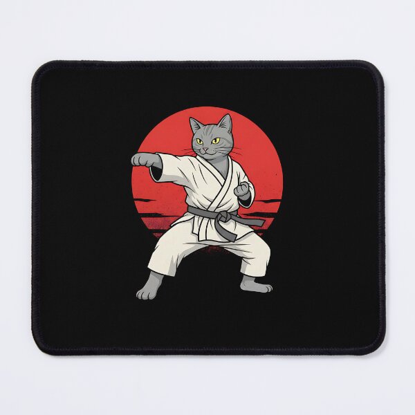 Item preview, Cat Karate Judo Japan Japanese Flag Funny Graphic designed and sold by heymbe.