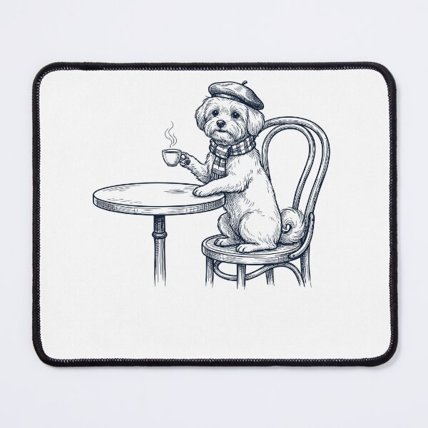 Item preview, Maltese Coffee Dog Mom Dad designed and sold by DoodleTortle.