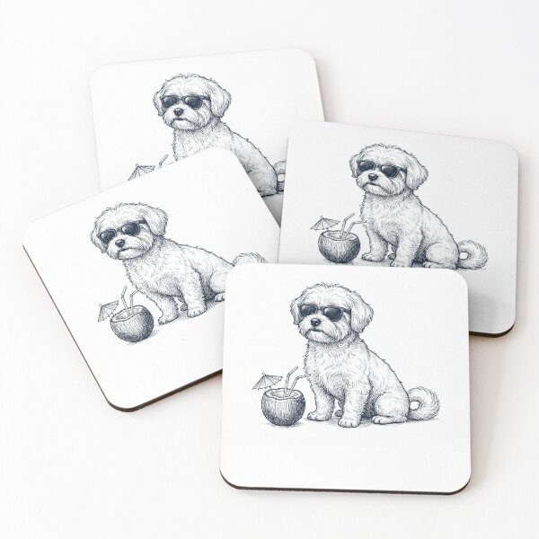 Item preview, Maltese Vacation Dog Lover Gift designed and sold by DoodleTortle.