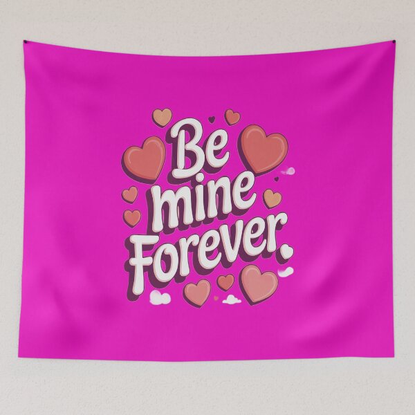 Item preview, Be Mine Forever – Cute Valentine’s Day Love Heart Shirt designed and sold by MoodThreadz.