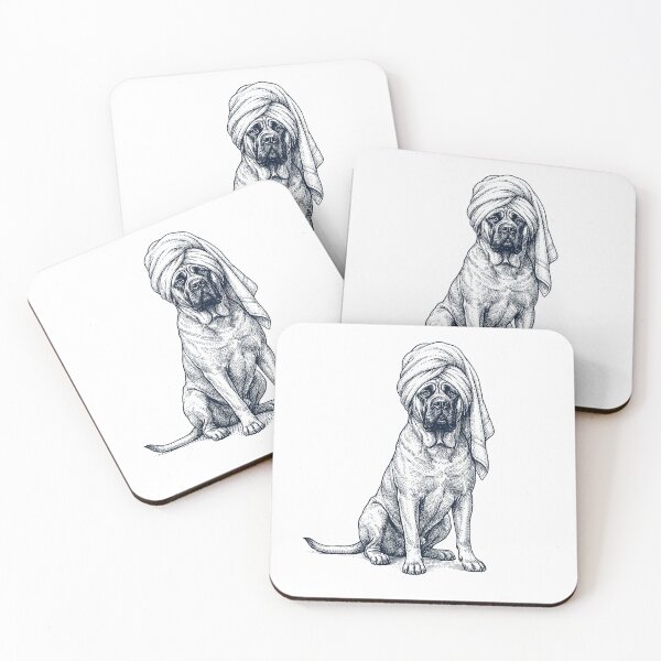 Artikelvorschau, Mastiff-Spa-Bad, Hundemama und -papa entworfen und verkauft von DoodleTortle.