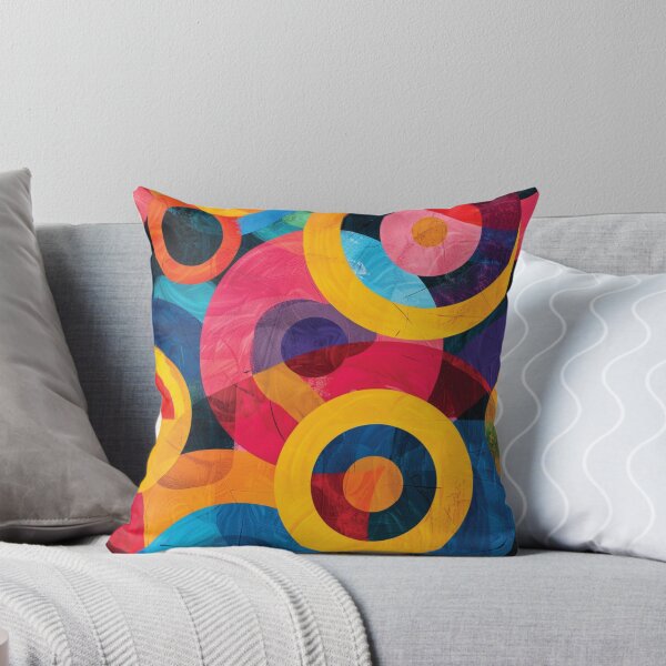 Item preview, Vibrant Abstract Overlapping Circles Pattern designed and sold by DGtaLrtcom.