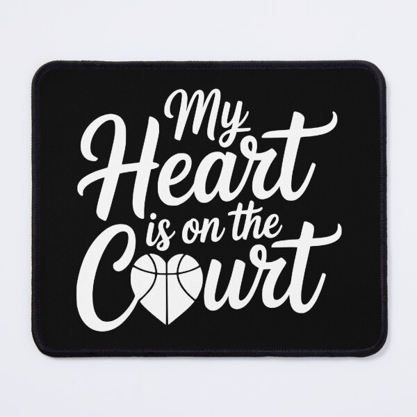 Item preview, My Heart Is on the Court designed and sold by theartfulaspie.