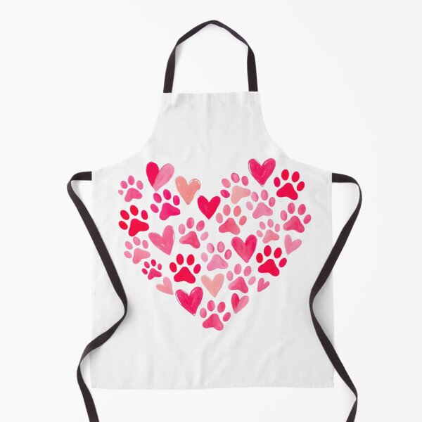 Item preview, Dog Paws and Hearts Valentine designed and sold by Eclectic Monkey.