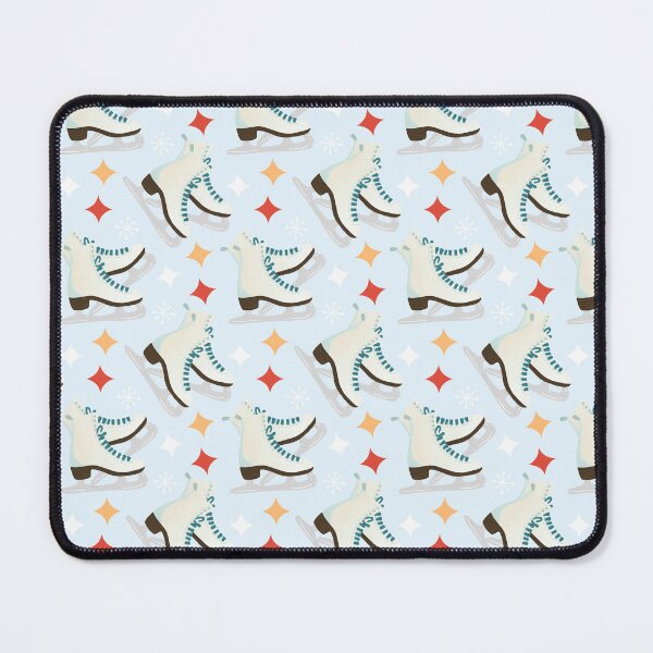 Item preview, Classic Figure Skates & Sparkles - mid century modern pattern designed and sold by Home Cyn Home.