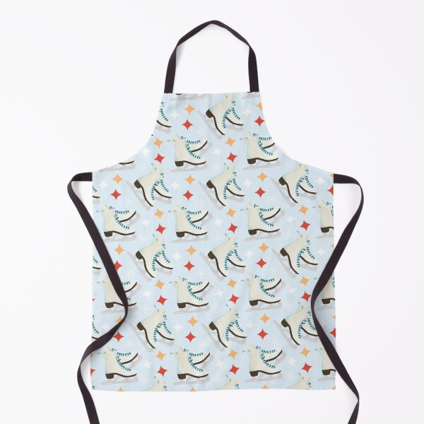 Item preview, Classic Figure Skates & Sparkles - mid century modern pattern designed and sold by Home Cyn Home.