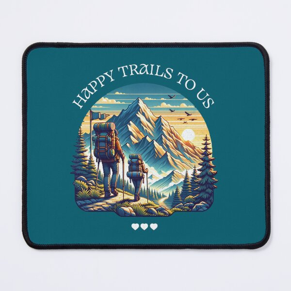 Item preview, Happy Trails to Us Hiking designed and sold by Sachie's Studio.
