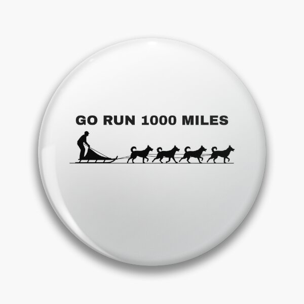 Item preview, Go Run 1000 Miles - Dog husky designed and sold by The Jolly Husky .