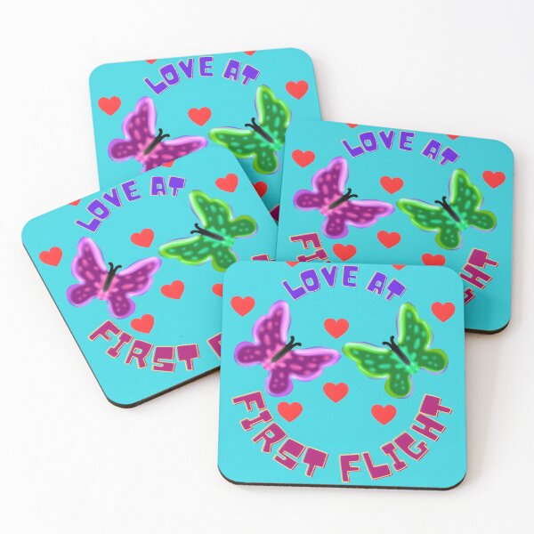 Item preview, Love At First Flight: Glowing Butterfly Valentine's Day Pun Art designed and sold by HopeAndHustle.