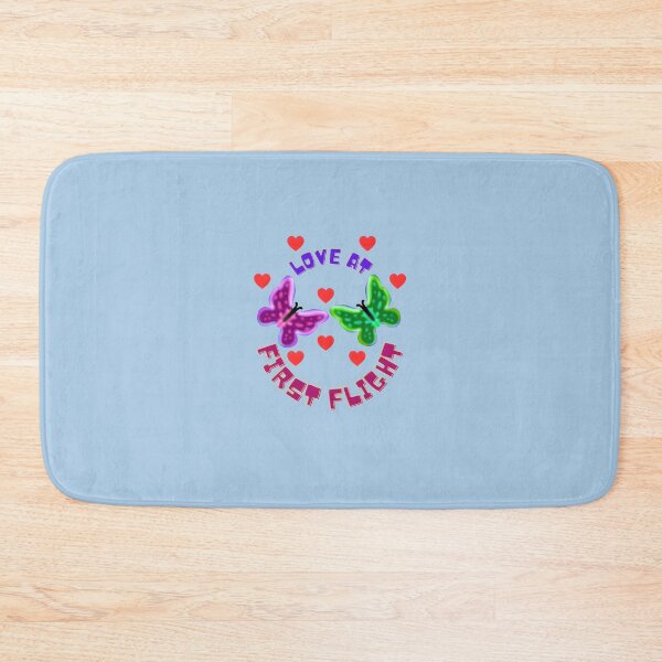 Item preview, Love At First Flight: Glowing Butterfly Valentine's Day Pun Art designed and sold by HopeAndHustle.