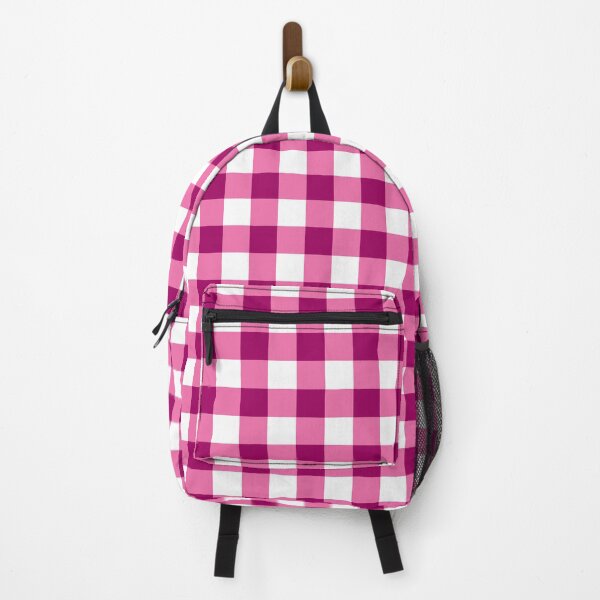 Item preview, Modern Vintage Magenta White Gingham pattern designed and sold by PVTCreations.