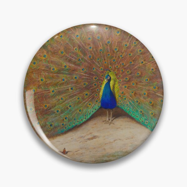 Item preview, Peacock and Peacock Butterfly by Archibald Thorburn designed and sold by Amanda1775.