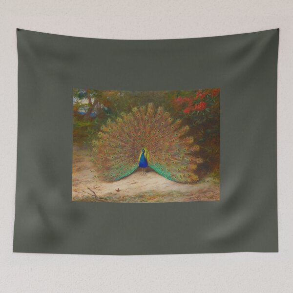 Item preview, Peacock and Peacock Butterfly by Archibald Thorburn designed and sold by Amanda1775.