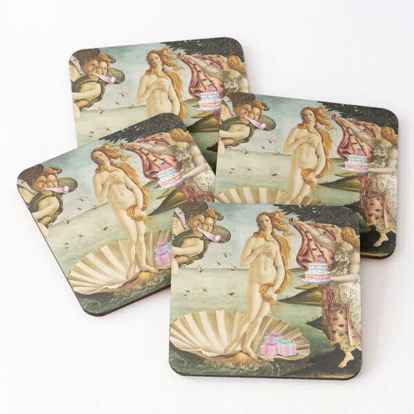 Item preview, Birth of Venus Birthday Art Parody Funny Classical Painting Remix designed and sold by art4artsak3.