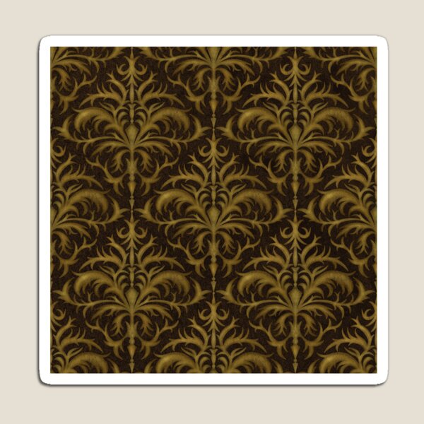 Item preview, Antique Gold Ornamental Damask designed and sold by Citizen.