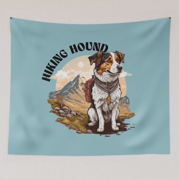 Item preview, Hiking Hound Funny dog designed and sold by Sachie's Studio.