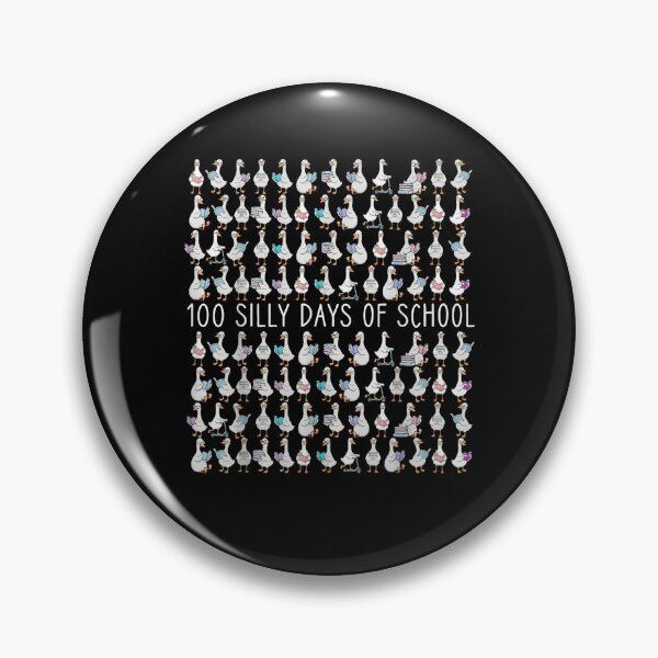 Item preview, Silly Goose 100 Days of School Back to School Teacher Kids designed and sold by Juansustait.