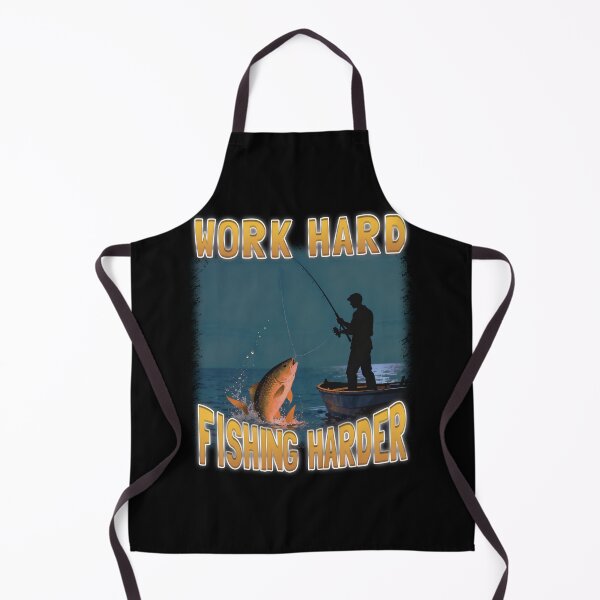 Item preview, Work Hard Fishing Harder designed and sold by bngfx.