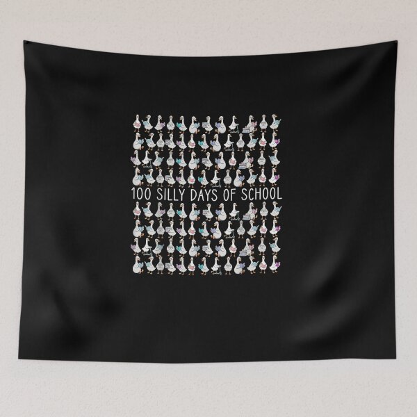 Item preview, Silly Goose 100 Days of School Back to School Teacher Kids designed and sold by Juansustait.