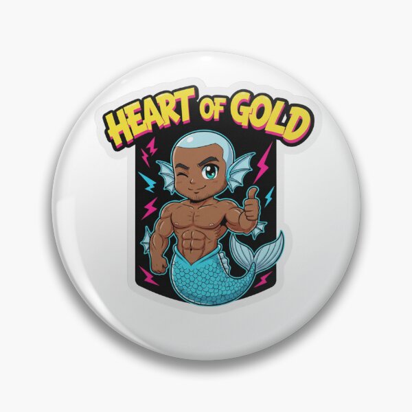 Item preview, Bara Chibi Merman: Heart Of Gold designed and sold by Baradreams.