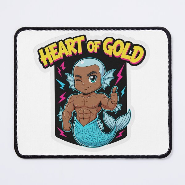 Item preview, Bara Chibi Merman: Heart Of Gold designed and sold by Baradreams.
