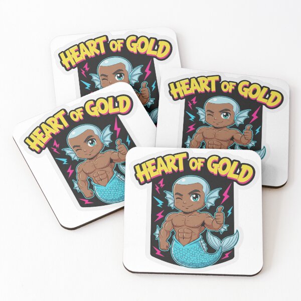 Item preview, Bara Chibi Merman: Heart Of Gold designed and sold by Baradreams.