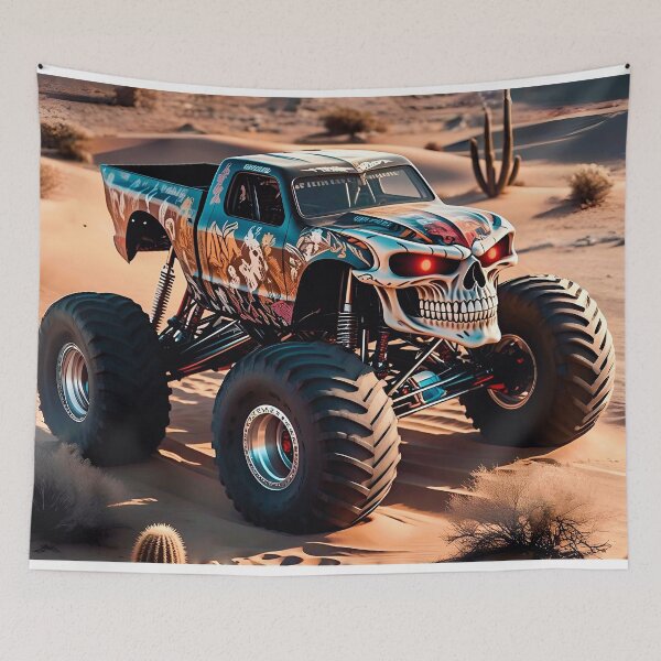 Item preview, Monster Truck Skull designed and sold by UrbanTRIP.
