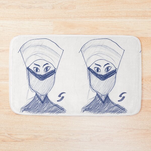 Item preview, Sketch of a mysterious ninja designed and sold by ScaleraStore.