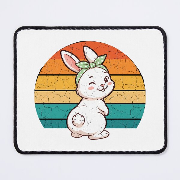 Item preview, Retro Winking Easter Bunny Vintage Cartoon Distressed designed and sold by chattsuede.