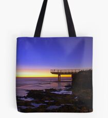 North Beach Jetty At Dusk Tote Bag
